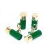 Gold & Dark Green Shotgun Cartridge Cufflinks