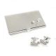 Football Themed Card Case and Cufflinks Set