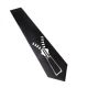 Zip Design Black Neck Tie