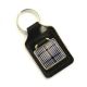 Bonded Leather Key Fob with Burns Tartan