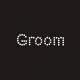 Small Rhinestone Crystal Iron on Design 5.8x1.5 cm Groom design