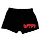 WTF Design Black Mens Boxer Shorts