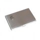 Dollar Sign Design Brushed Metal Card Case