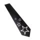 Stars Design Black Neck Tie