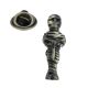 Metal Egyptian Mummy Lapel Pin Badge