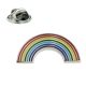 Metal Rainbow enamel infilled Lapel Pin Badge