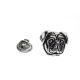 Pug Head Lapel Pin Badge