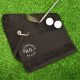 Personalised with Initials Best Grandad By Par Towel Black Golf Towel
