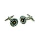 Black Accents Tudor Rose Cufflinks