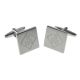 Engraved BBB Square Cufflinks