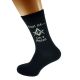 Trust me I'm a Mason With Masonic G Design Mens Cotton Rich Socks