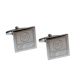 60th Birthday Caution 50 Zone Ends!  Engraved Cufflinks