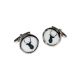 Mac Kenzie Tartan Stag Cufflinks