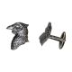 English Made Pheasant Bird Head Pewter Cufflinks