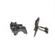 English Made Yorkshire Terrier Dog Pewter Cufflinks