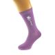 Top Hat & Moustache Mens Purple Wedding Socks