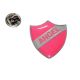 Pink Angel Retro Hen Night Enamel School Badge