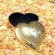 Personalised Hearts Entwined Wedding Rings Box