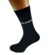 Special Day Bold Text Black Woven Wedding Role Mens Wedding Socks