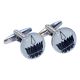 Ayyavazhi Design Round Cufflinks