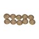 Brass Edged  Steel Wire  Tobacco Basket  15mm Diameter  Bag Of 10