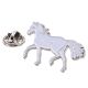 White Horse Metal Enamel Lapel Pin Badge