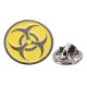 Bio Hazard Metal Enamel Lapel Pin Badge