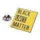 Black Lives Matter Metal Enamel Lapel Pin Badge
