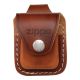 Zippo Brown Leather Lighter Pouch With Loop
