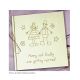 Pack of 25 Personalised Cream Card With Gold Foil Design Mummy & Daddy Wedding Invitations