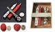 English Pewter Hand Cast Wax Sealing Kits, Scottish Thistle styled. Includes 2 seal designs & 2 sticks of wax