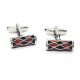 Red & Black Harlequin Classic Cufflinks