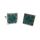Green & Silver Classic Cufflinks