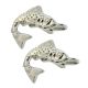 Value Saver Leaping Salmon Fish Fishermans Cufflinks