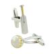 Cricket Bat & Ball Sport Two Tone Cufflinks