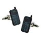 Black Mobile Phone Cufflinks