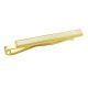 Gold Plated simulated mother of pearl 59mm tie clip