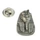 Egyptian King Tutankhamun Mask Pewter Lapel Pin Badge (DWC)