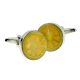 Orange Segment Cufflinks