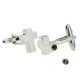Silver Plated Memorial Cross Ashes Container Cufflinks (engravable) with choice of packaging