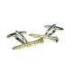 Two Tone Silver & Gold Clarinet Music Instrument Cufflinks