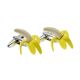 Peeled Banana Fruit Cufflinks