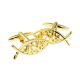 Ichthus Jesus  Religion Religious Cufflinks Gold Plated