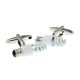 Energy Saving Lightbulb Electricians Sparkys Cufflinks