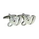Rhodium Plated AGE 80 Cufflinks