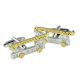 Two Tone Lorry Crane Cufflinks