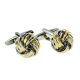 Two Tone Knot Classic Cufflinks