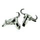 Bulls Head with Horns Animal cow Cufflinks