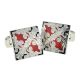 Red Enamelled Classic Cufflinks (DWC)