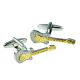 Two Tone Electric Guitar Design Cufflinks